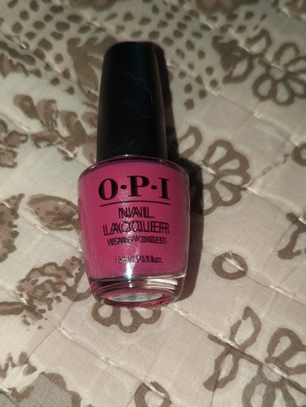 OPI Nail Lacquer Bright Rose Pink. JUST LARALING AROUND.